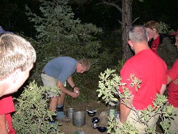 Ranger Training: Cleanup at the sump (PVC by the rock)